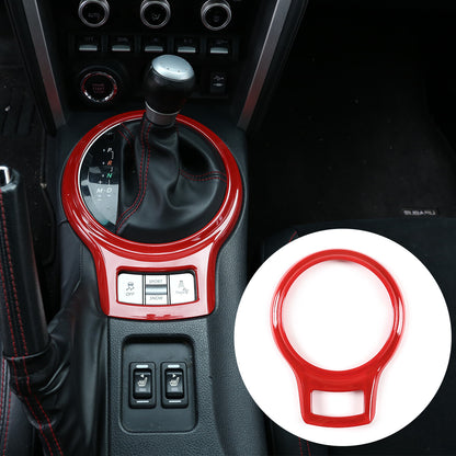 For Toyota 86 Subaru BRZ 12-20 Scion FR-S Interior Decorative Trim Red ABS 11PCS 4