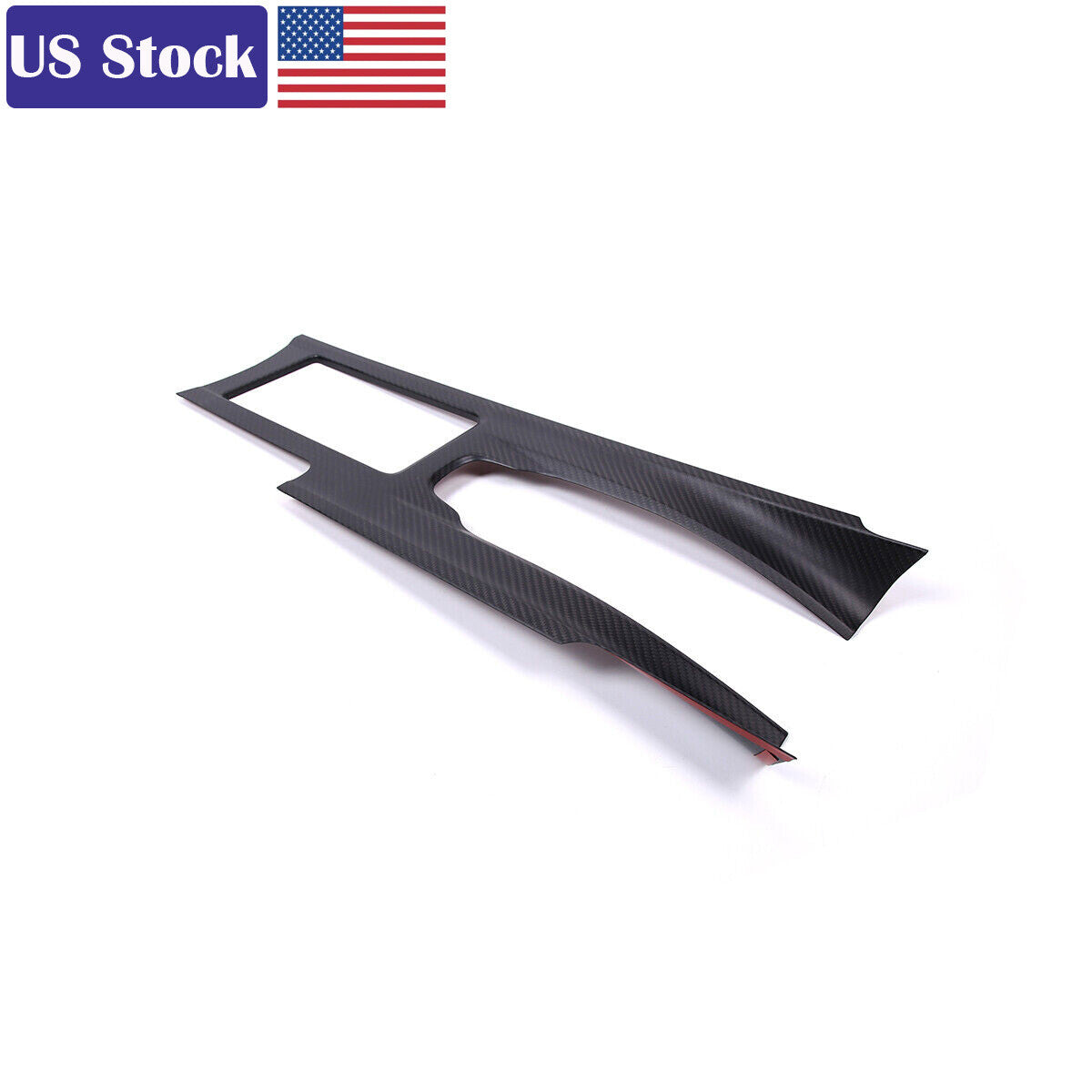 Matte Real Carbon Fiber Console Gear Shift Panel Cover For Nissan GTR R35 08-16 2
