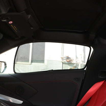Car Front Window Screen Sun Shade Mesh Cover For Corvette C8 2020-26 US 20