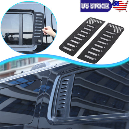 Alloy Rear Door Window Honeycomb Pillar Post Cover Trim For Hummer H3 2005-09 US 2