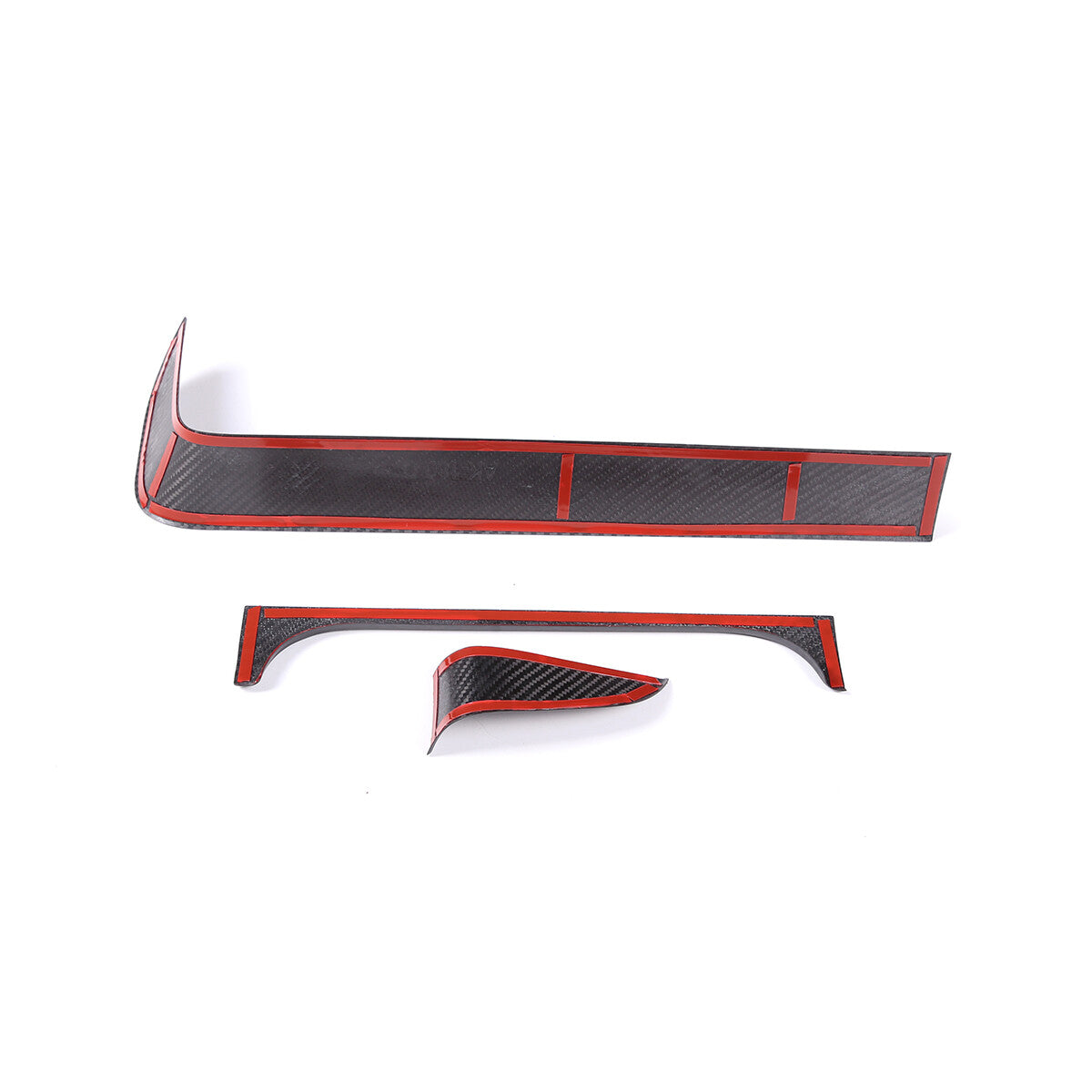 Matte Real Carbon Fiber Display Frame Trim For Mercedes Benz G Class 19-20 7