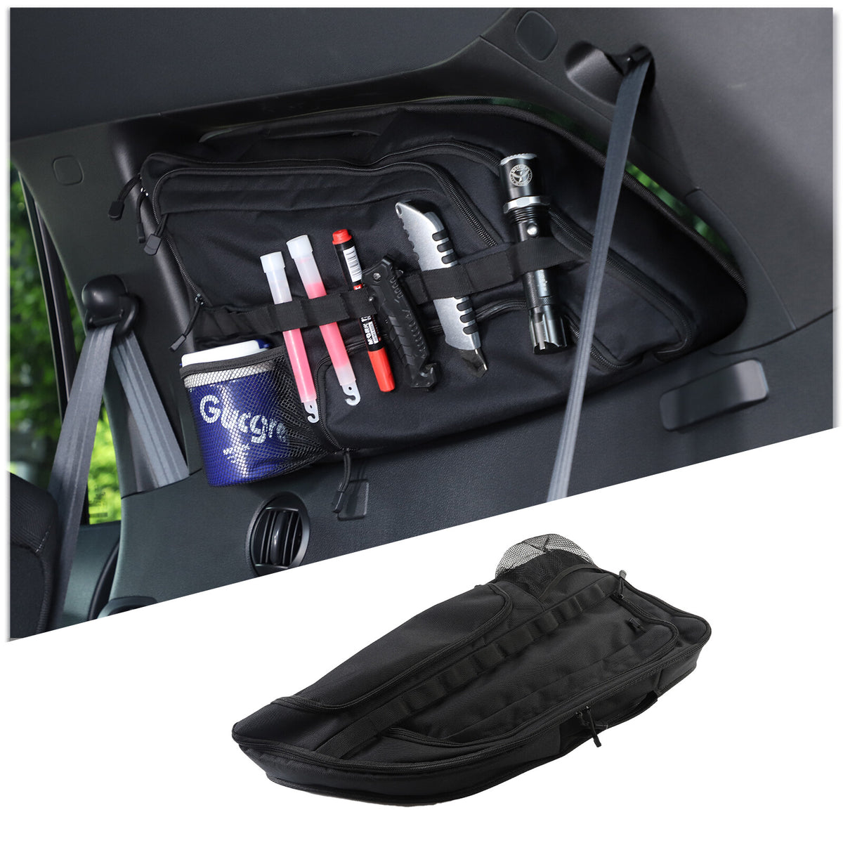 Car Trunk Right Side Window Storage Bag Tool Bag For Honda Pilot 2016-2022 2