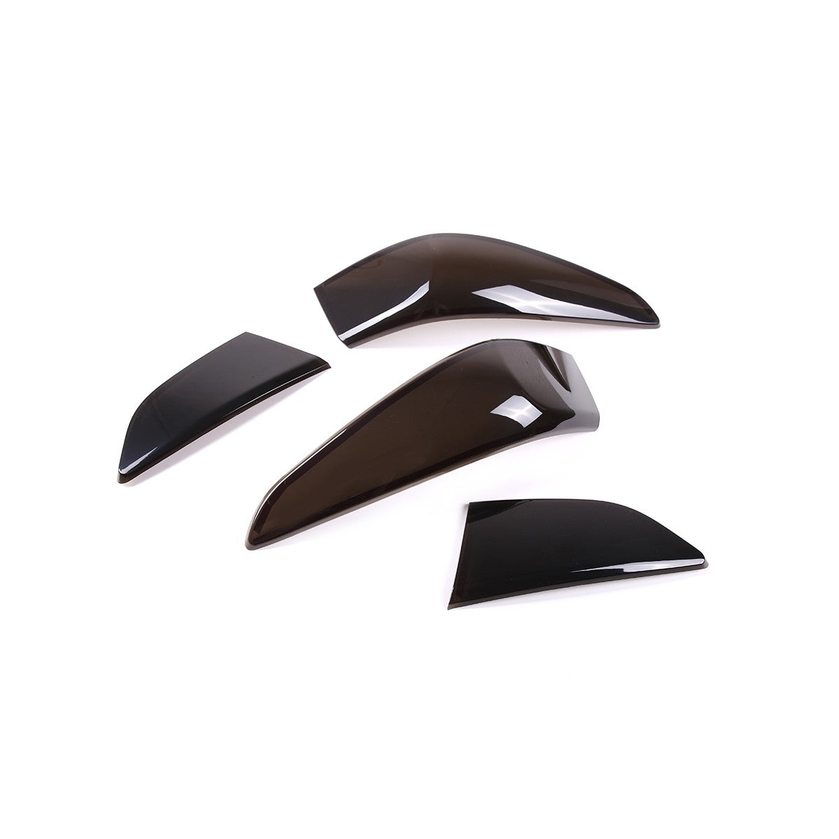 Smoked Black Tail Light Lamp Cover Guard Trim For Mazda 3 2020-21 11