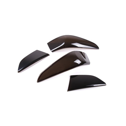 Smoked Black Tail Light Lamp Cover Guard Trim For Mazda 3 2020-21 11