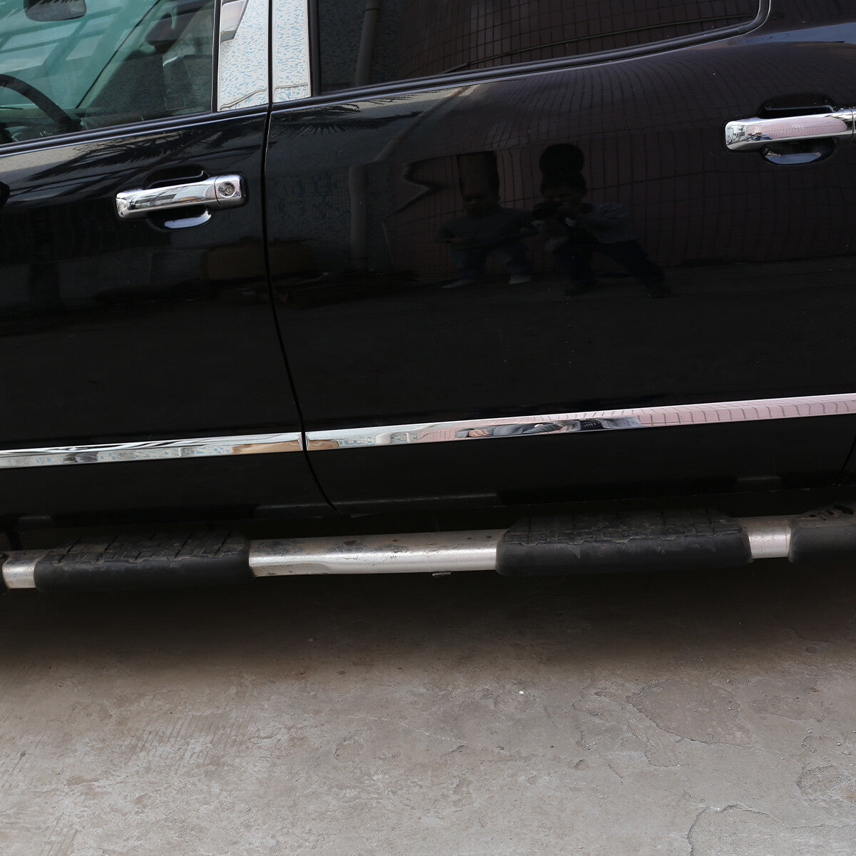 Chrome Side Body Door Protect Trim Stainless Steel for Toyota Tundra 2014-2021 12