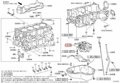 Toyota OEM Engine Balance Shaft Assy 13620-36060 for Lexus 3