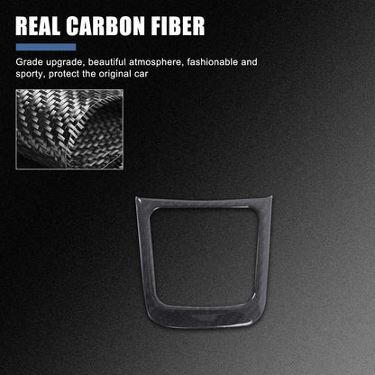 Real Carbon Fiber Center Console Cup Holder Trim For Porsche 718 16-19/911 12-18 13
