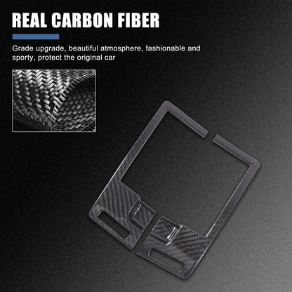 Real Carbon Fiber Center Console Air Vent Trim For Nissan 350Z Z33 2003-2006 3