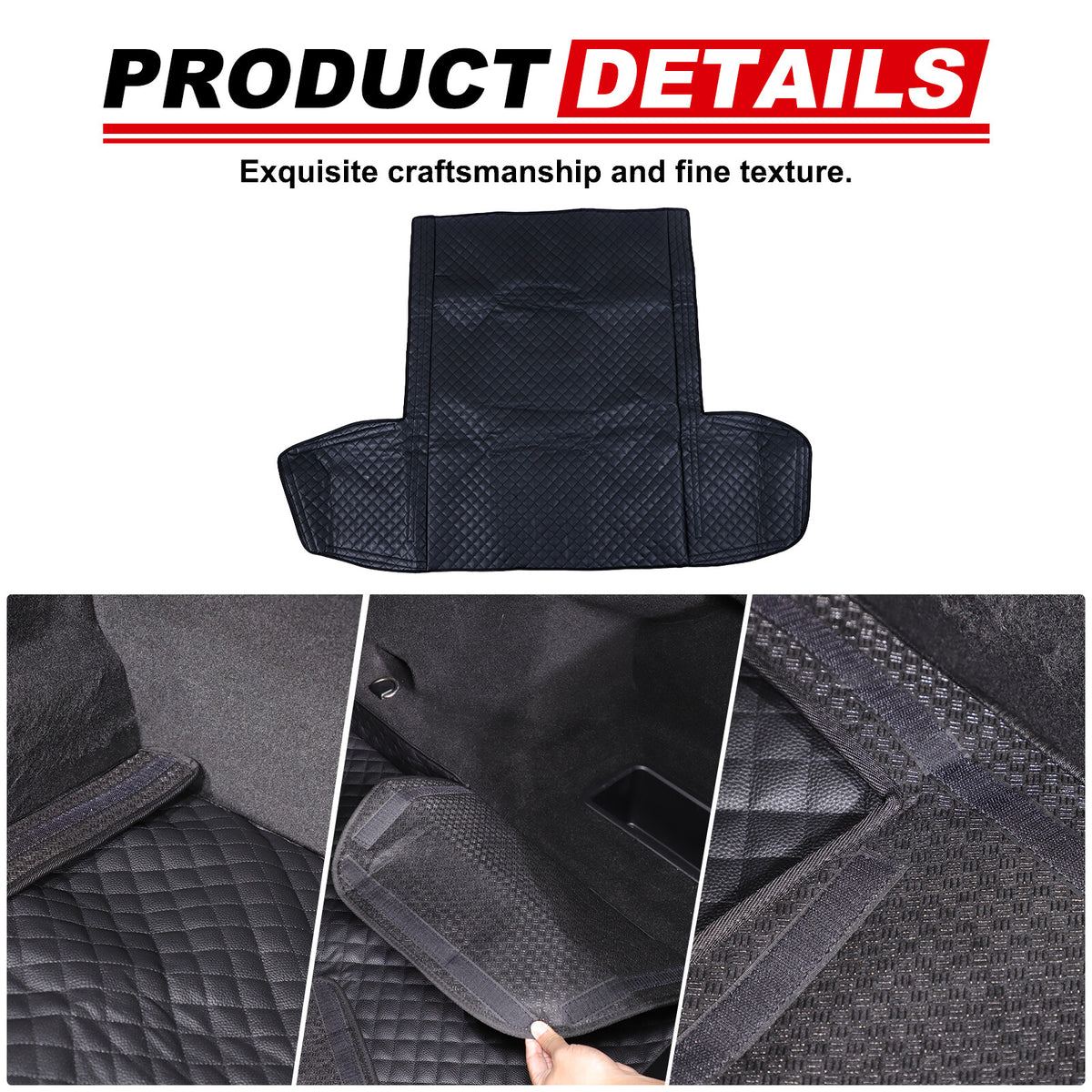 Cargo Trunk Tray Cargo Liner Rear Trunk Floor Mat For BMW 7 Series G70 2023-2025 19