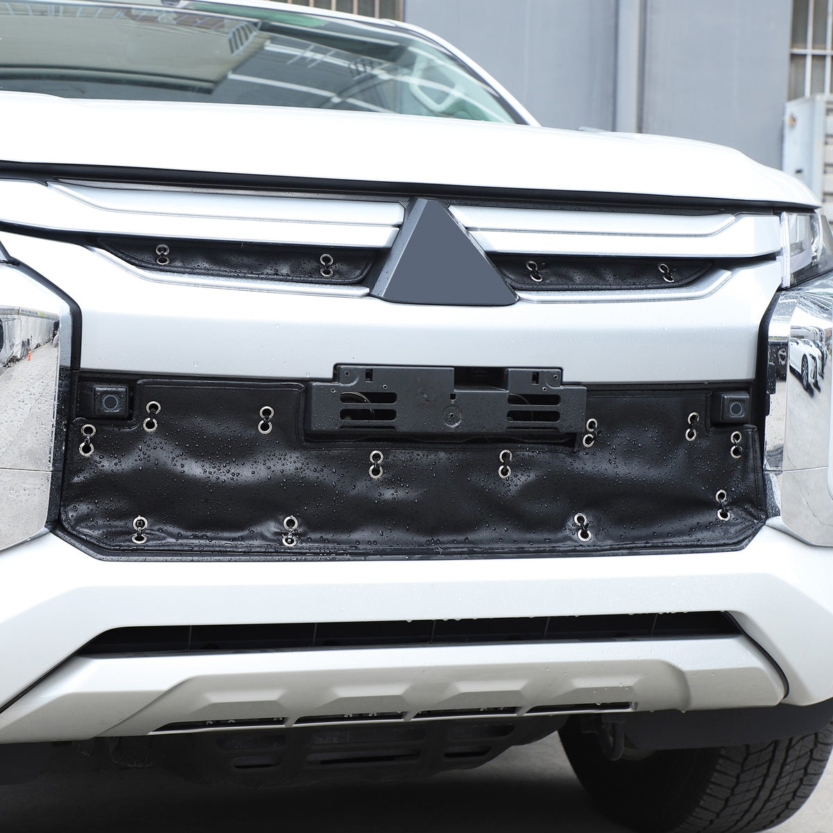 Front Grille Anti-Freezing Cover Trim For Mitsubishi L200 Triton 2019-2023 6