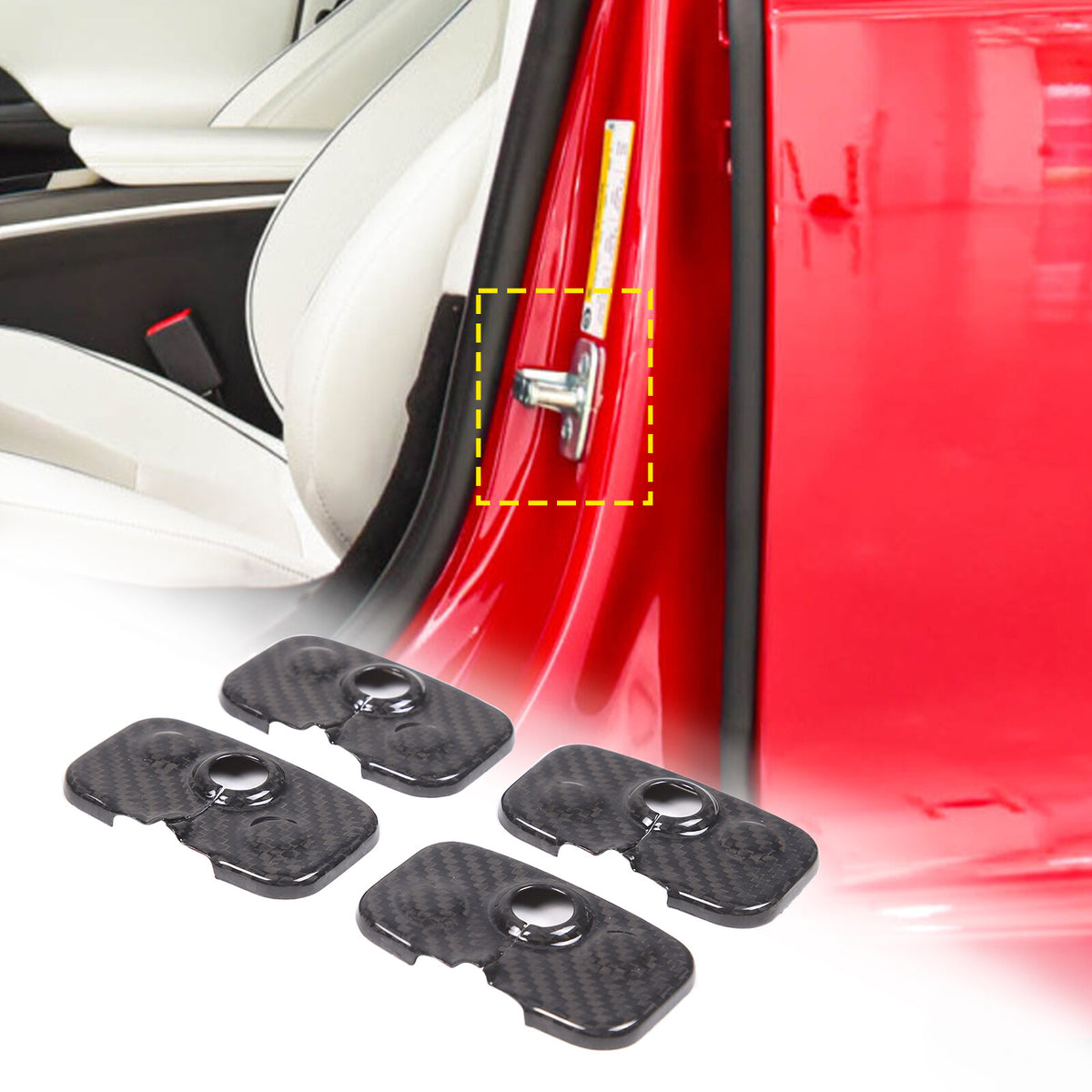 Real Dry Carbon Fiber Center Console Interior Trim Cover For Tesla Model S 23+ 64