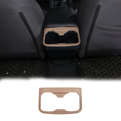 Wood Grain Interior Whole Set Decor Panel Cover Trim Kit For Toyota Tacoma 16-23 6
