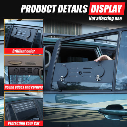 Rear Window Louver Air Vent Trim (Heater Version) For Toyota Prado 2003-2023 14