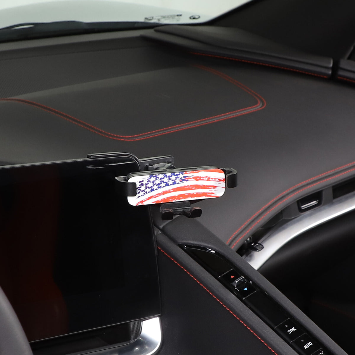 Center Console Interior Dashboard Phone Holder Mount Bracket For Corvette C8 20+ 58