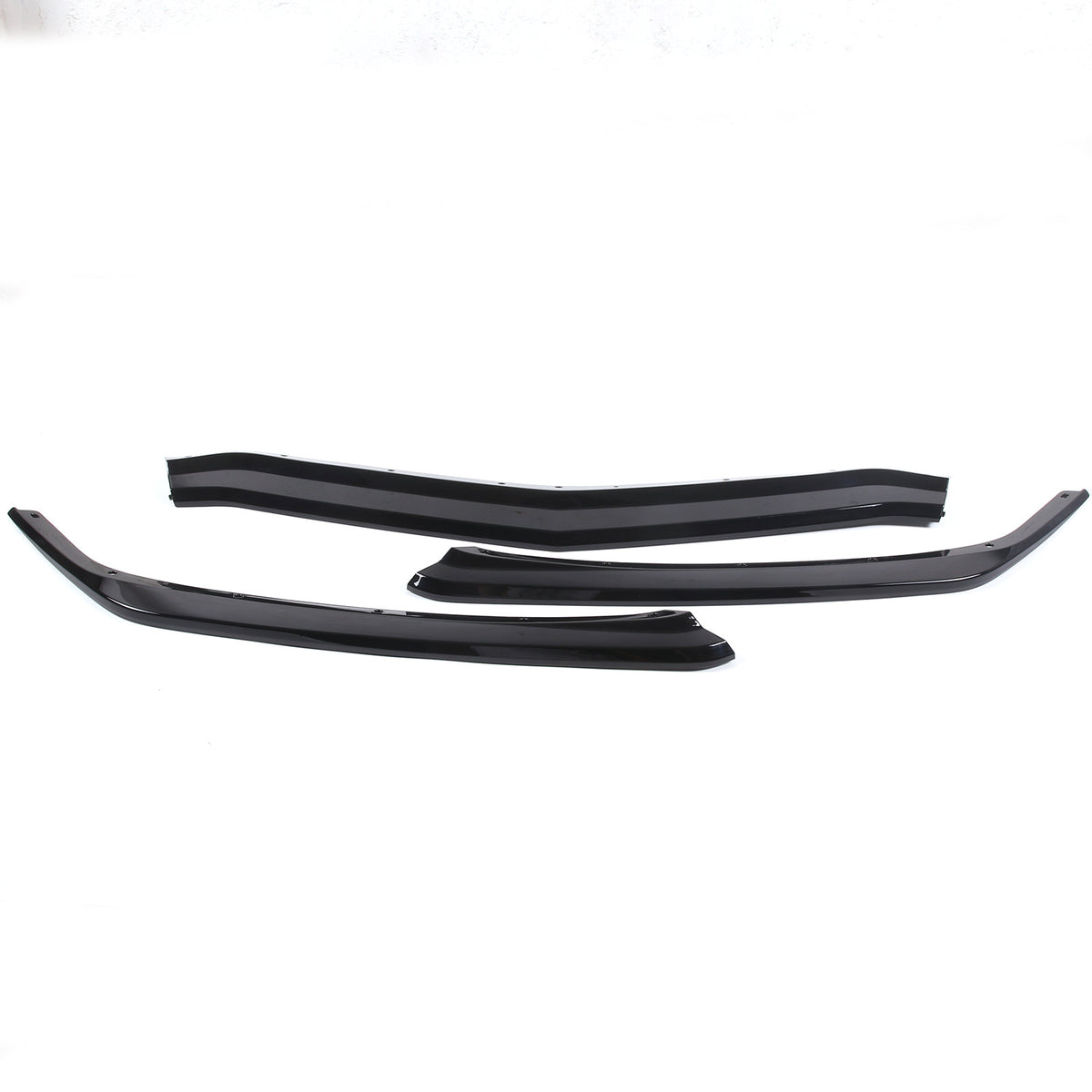 Replacement Glossy Black Front Bumper Lip Spoiler For Corvette C8 2020-2025 11