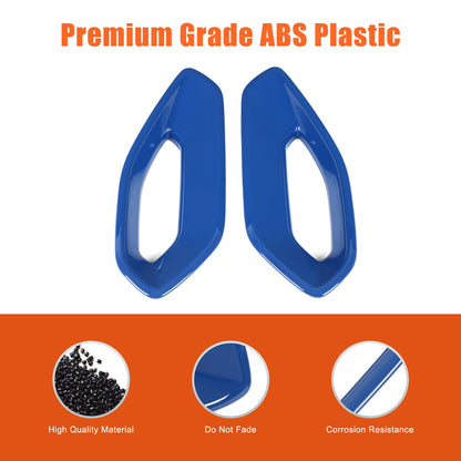 ABS Blue Center Console Side Armrest Frame Trim For Nissan Frontier 2022+ US 12