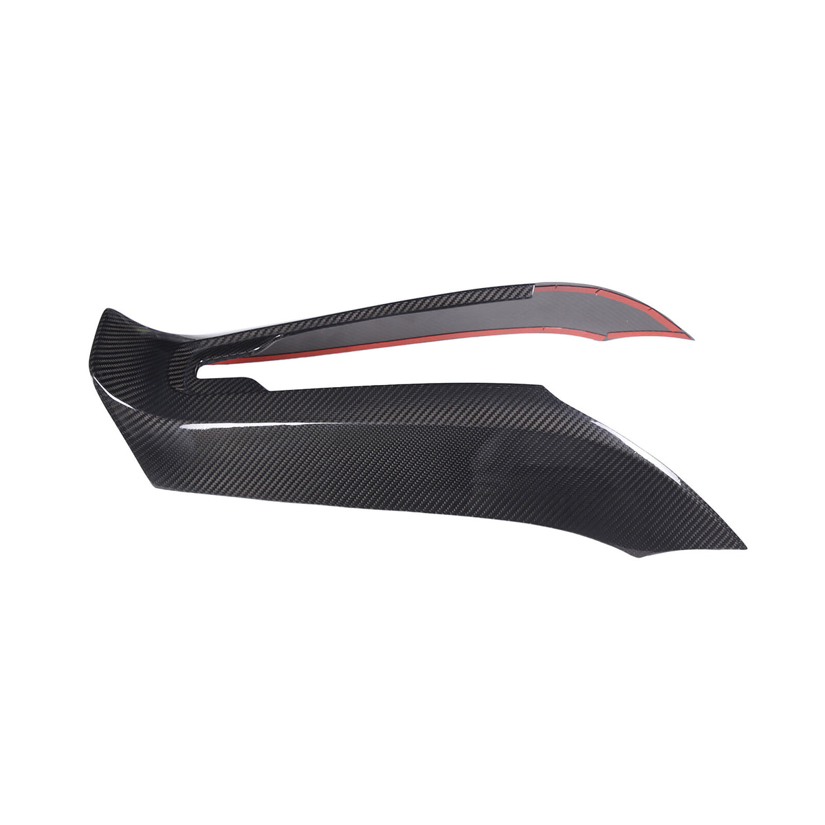Real Carbon Fiber Waterfall Console Wireless Charger Cover For Corvette C8 20+US 14
