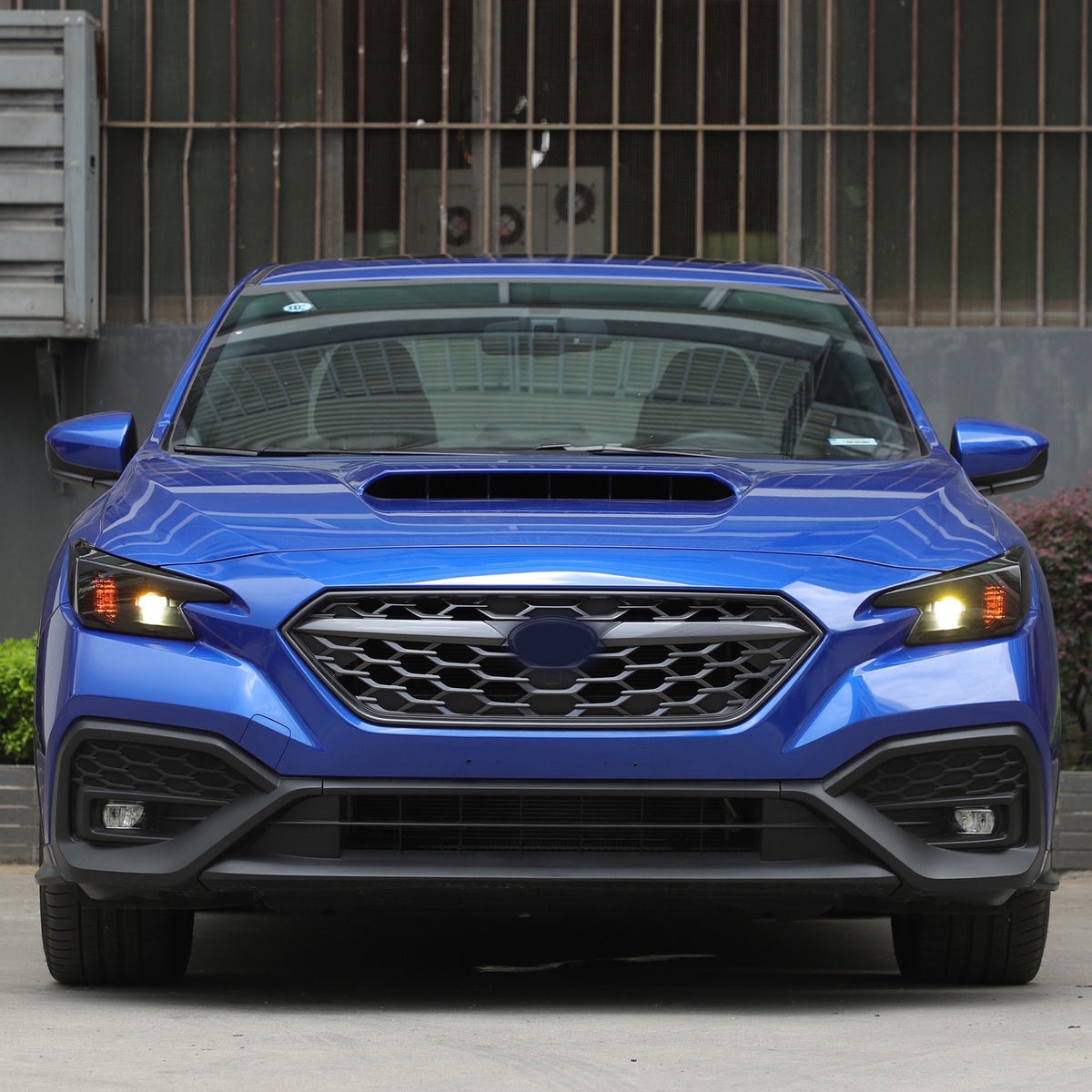 Transparent Gray Smoked Front Headlight Cover Trim For Subaru WRX VB 2022+ US 5