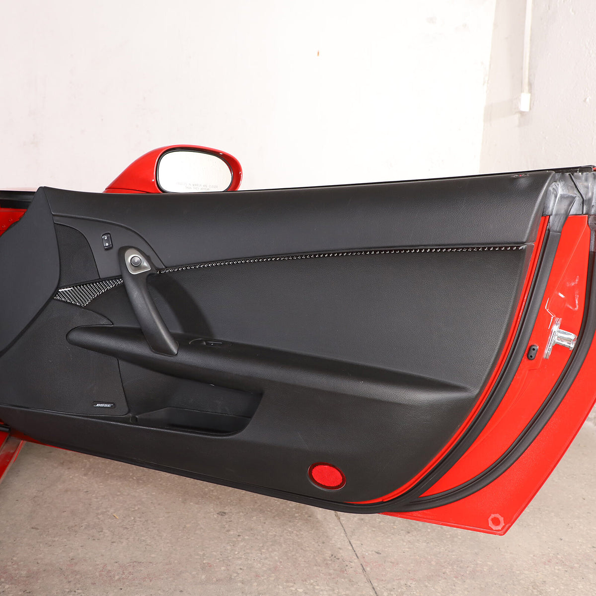Carbon Fiber Inner Door Panel Waistline Trim Sticker For Corvette C6 2005-2013 10
