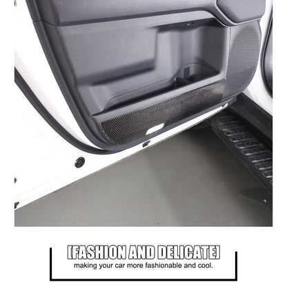 Carbon Front Door Panel Anti-Kick Trim Sticker For Toyota Land Cruiser LC250 24+ 9