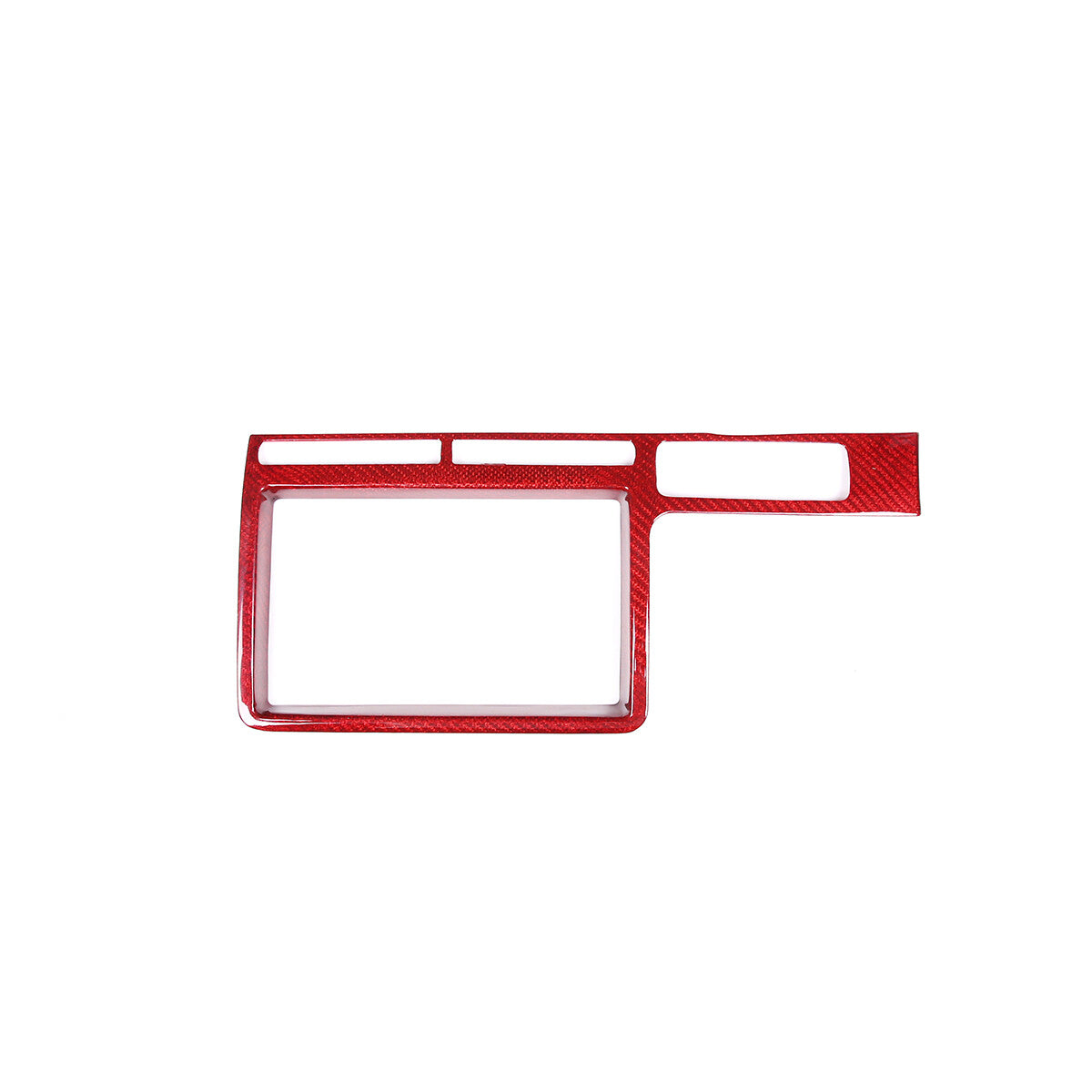 Red Carbon fiber Central Navigation Panel Cover trim For Nissan GTR R35 08-16 9