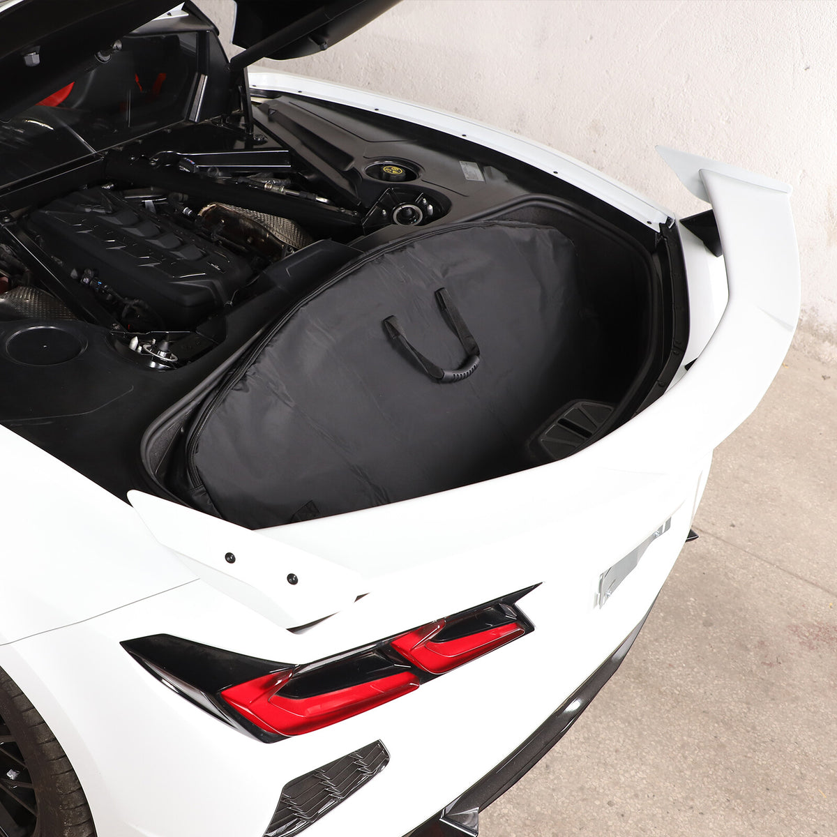 Center Console Seat Frunk Rear Trunk Storage Bag Tray For Corvette C8 20-26 51