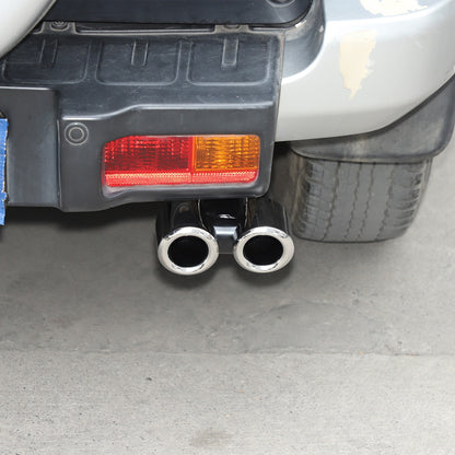 Silver Stainless Steel Exhaust Tail Pipe Tip For Toyota FJ Cruiser 2007-2021 US 2