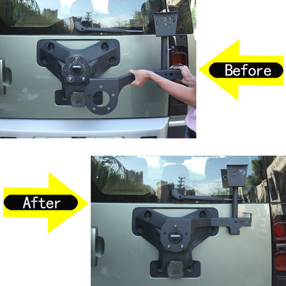 Tailgate Flagpole Antenna Bracket alloy For Land Rover Defender 90 110 20-22 3