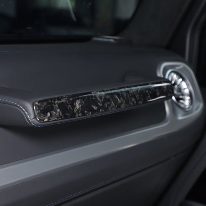 Carbon Copilot Glove Box Handle Decoration Cover For Benz G-Class W463 2019-2023 4