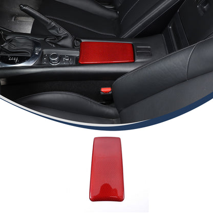 Real Carbon Fiber Center Console Armrest Box Cover Trim For Mazda MX-5 Miata 16+ 3