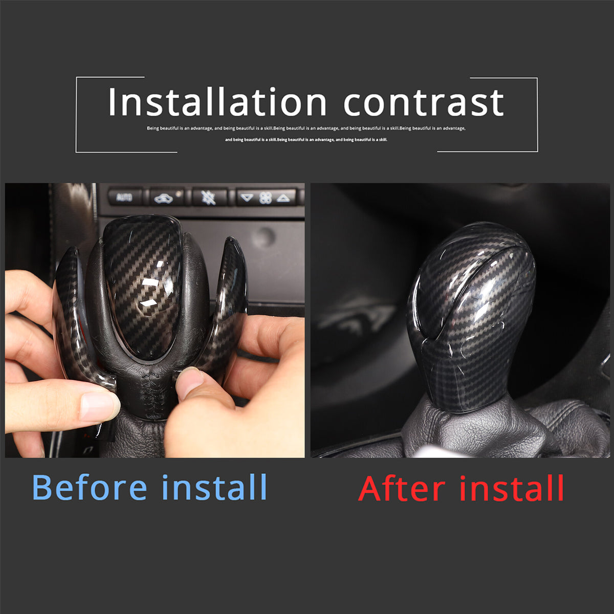 ABS Carbon Fiber Interior Decor Accessories Cover Trim For Corvette C6 2005-13 113