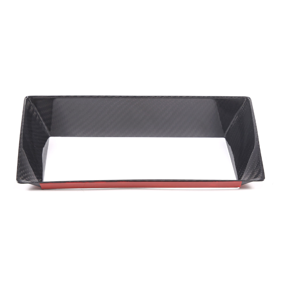 Real Carbon Fiber Touch Display Navigation Screen Cover For Jaguar F-TYPE 13-18 8