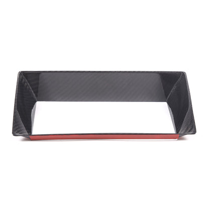 Real Carbon Fiber Touch Display Navigation Screen Cover For Jaguar F-TYPE 13-18 8