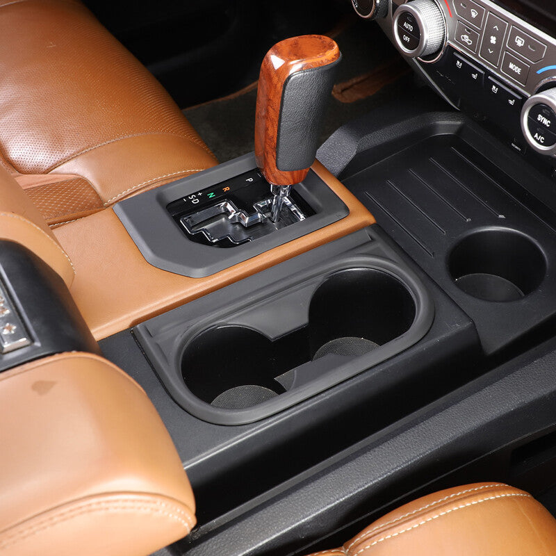 Matte Black Interior Center Console Trim Cover Kit Set For Toyota Tundra 14-21 - Styles 1-5 21