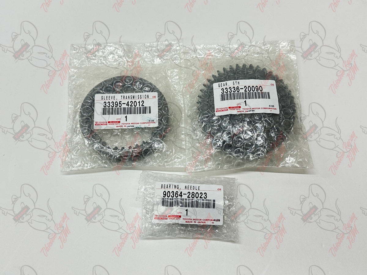 Toyota OEM 5TH Gear Repair KIT, GEAR & SLEEVE & BEARING Set For Avensis Corolla 4