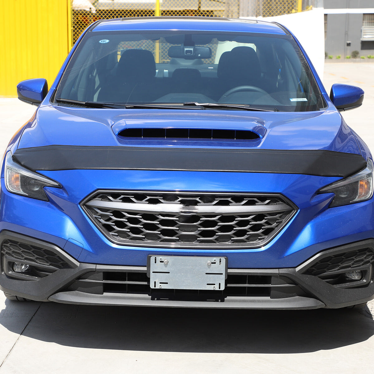 PU Leather Hood Sands Stone Guard Protective Cover For Subaru WRX VB 2022-2024 9