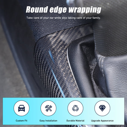 Real Carbon Fiber Center Console Gear Shift Panel Cover For Hummer H3 2005-2009 6