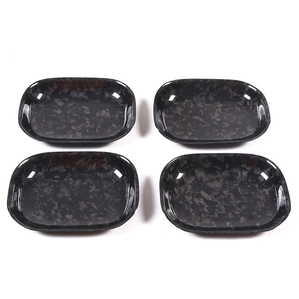 Forged Carbon Fiber Exterior Door Bowl Cover Trim For Mercedes G Class 2004-2018 4