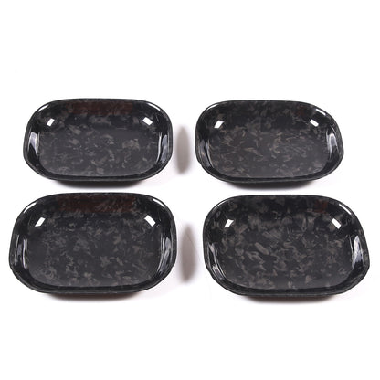 Forged Carbon Fiber Exterior Door Bowl Cover Trim For Mercedes G Class 2004-2018 4
