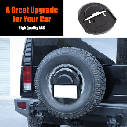 Carbon Spare Tire License Plate Bracket OE:25782333 For Hummer H2 2003-2009 7