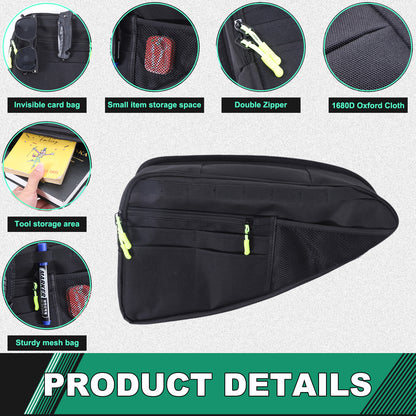 Car Trunk Right Side Window Storage Bag Tool Bag For Toyota Grand Highlander 24+ 13