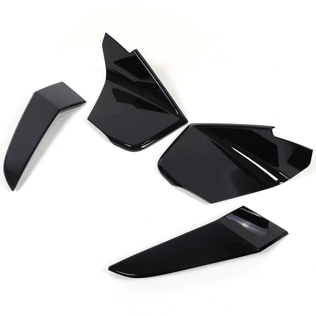 Gloss Black Front Bumper Fog Light Eyelid Strip Trim For BMW X7 G07 2023-2024 US 9