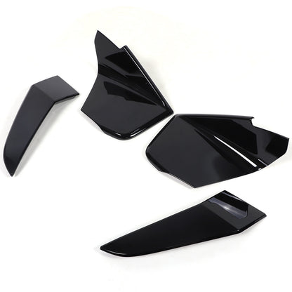 Gloss Black Front Bumper Fog Light Eyelid Strip Trim For BMW X7 G07 2023-2024 US 9