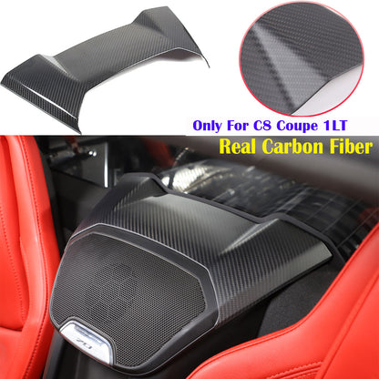 Real Carbon Fiber Wireless Charger Upper Cover Trim For C8 Corvette Coupe 1LT 1