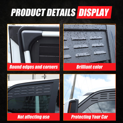 Front Door Window Louver Air Vent Panel Trim For Toyota Land Cruiser LC250 24+ 23