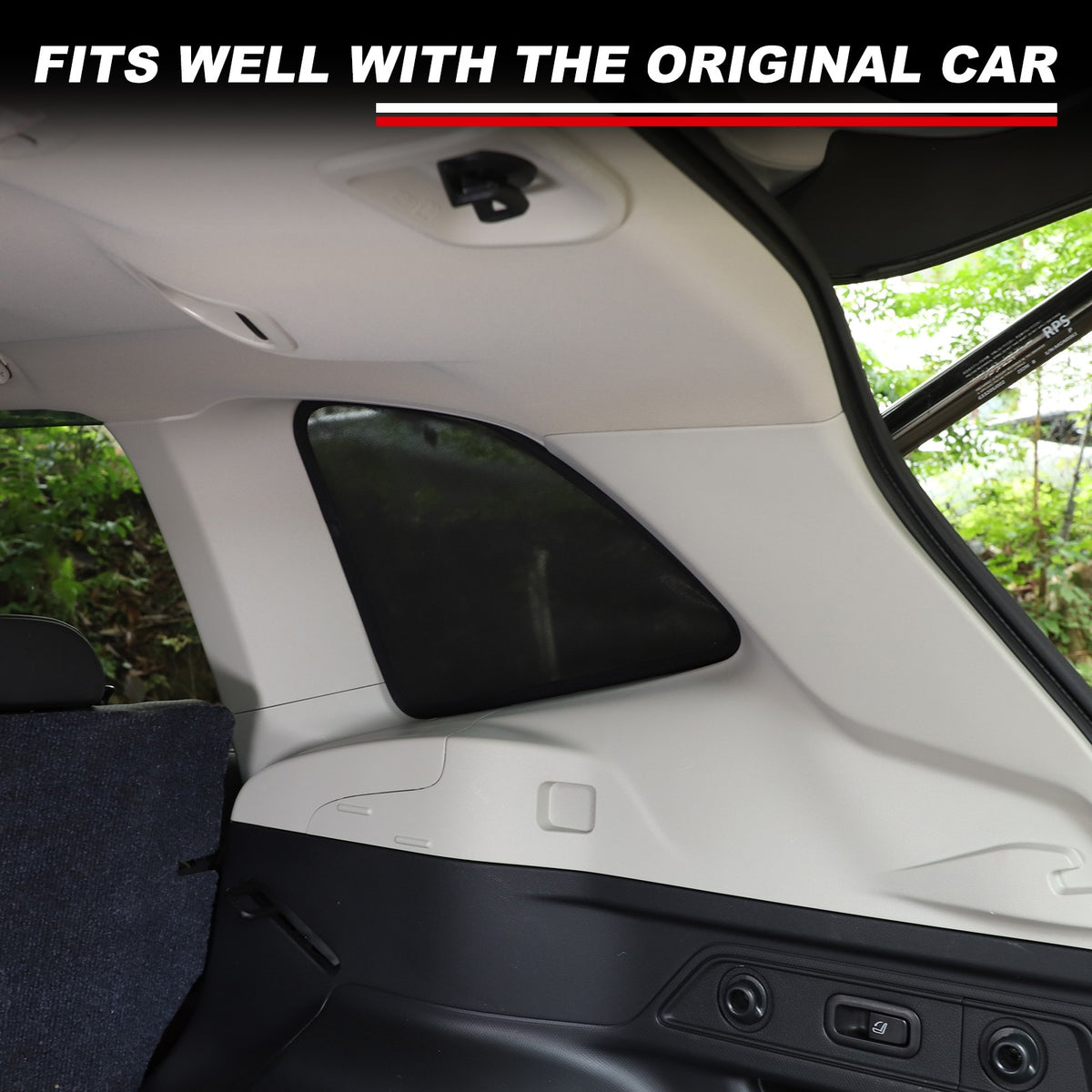 Rear Tailgate Window Mesh Screen Sun Shade Cover For Subaru Forester SK 2019‑24 15