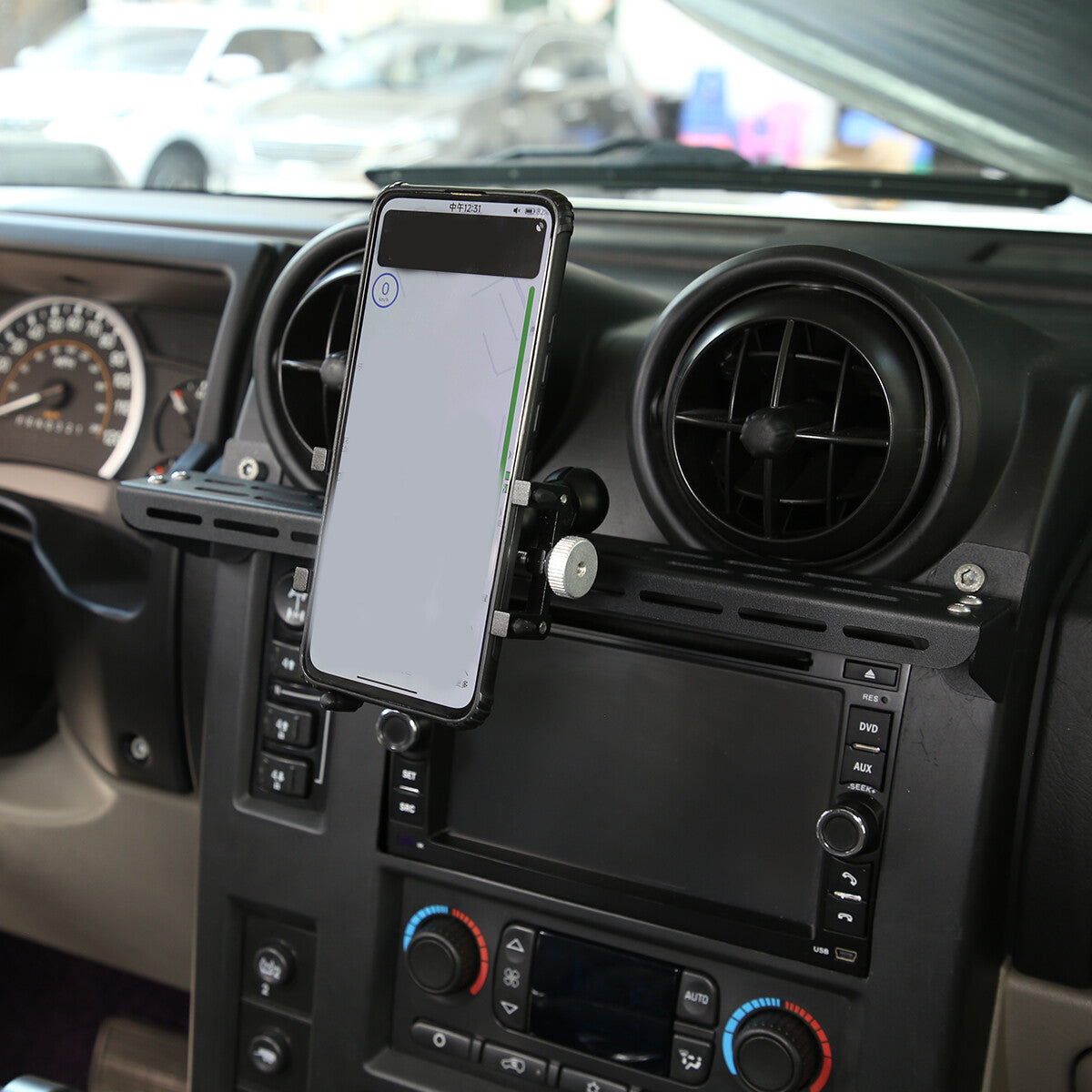 Central Control Multi Functional Mobile Phone Holder For Hummer H2 2003-07 3