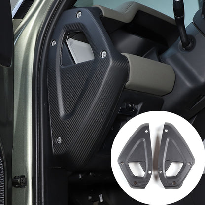 Matte Real Carbon Fiber Dashboard Sides Panel Trim For Land Rover Defender 20-23 4