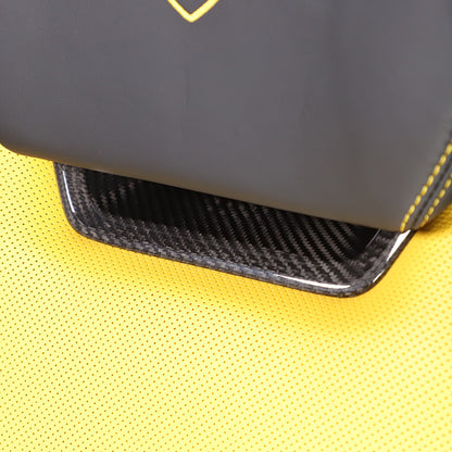 Real Carbon fiber Seat Headrest Back Hook Cover Trim For Lamborghini URUS 18-23 6