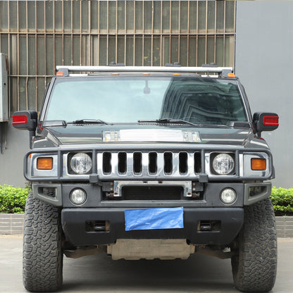 Red Real Carbon Fiber Exterior Rearview Mirror Groove Trim for Hummer H2 2003-09 13
